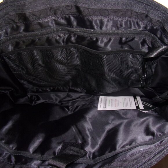 NEW ZERO GRID Trip Travel Extra Large Tote Bag Windsor  Black Brown Indigo - Picture 16 of 16